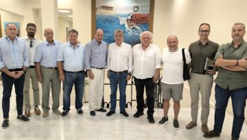 Συνάντηση Περιφερειάρχη Κρήτης με τη νέα διοίκηση του Συνδέσμου Ξενοδόχων Κρήτης