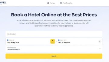 &laquo;Ferry & Hotel&raquo; by Travel Ferry: &alpha;&kappa;&tau;&omicron;&pi;&lambda;&omicron;ϊ&kappa;ά &epsilon;&iota;&sigma;&iota;&tau;ή&rho;&iota;&alpha; &kappa;&alpha;&iota; &delta;&iota;&alpha;&mu;&omicron;&nu;ή &mu;&epsilon; έ&nu;&alpha; &kappa;&lambda;&iota;&kappa;